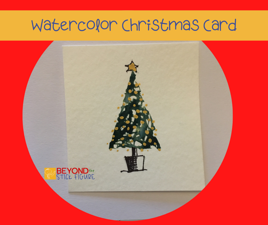 christmas tree card